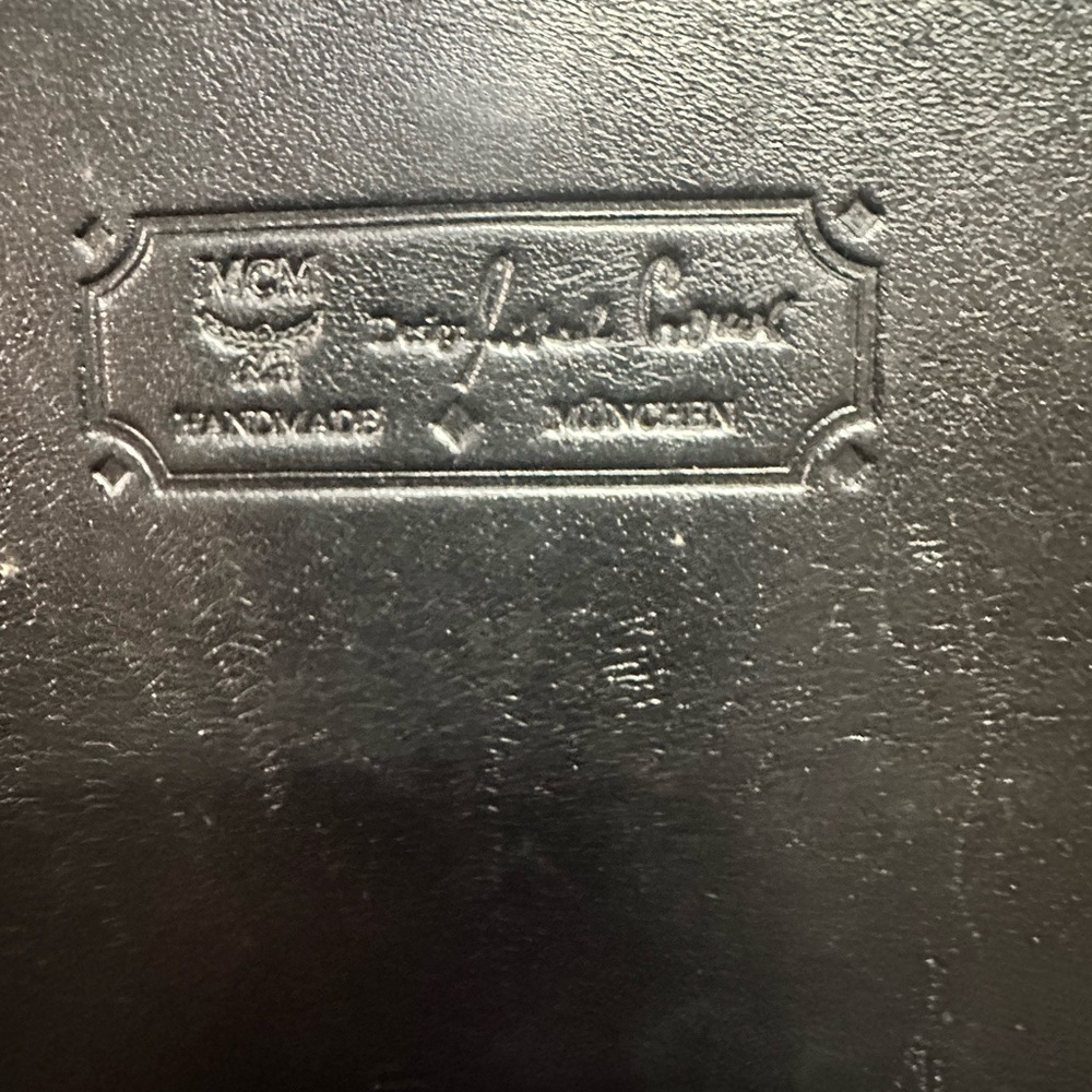 MCM Visetos Black  Shoulder Bag with COA - Picture 8 of 17